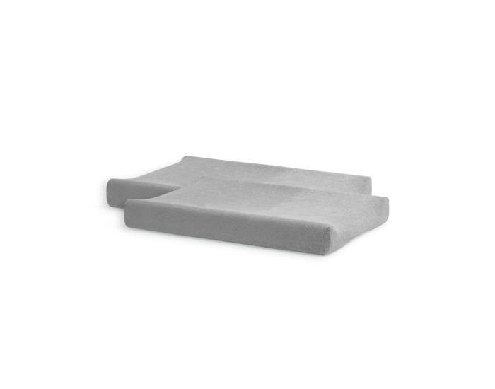 JOLLEIN Lot de 2 Housses Matelas  Langer ponge - Gris Doux - 50 x 70 cm (1)