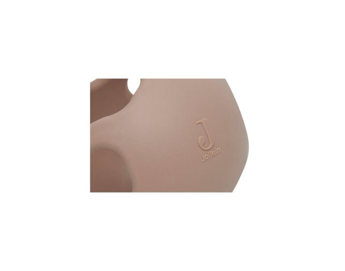 JOLLEIN Anneau de Dentition Balle en Silicone - Biscuit - Ds 3 mois (2)