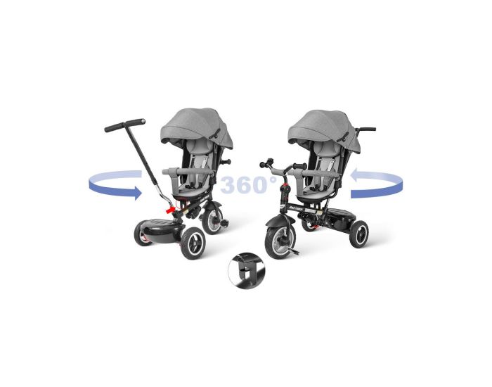 BESREY Tricycle 8-en-1 avec Poigne Parentale - Ds 9  36 mois (2)