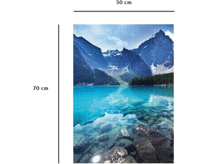 NATHAN Puzzle Massif des Montagnes Bleues 1000 pcs - Ds 12 ans  (2)