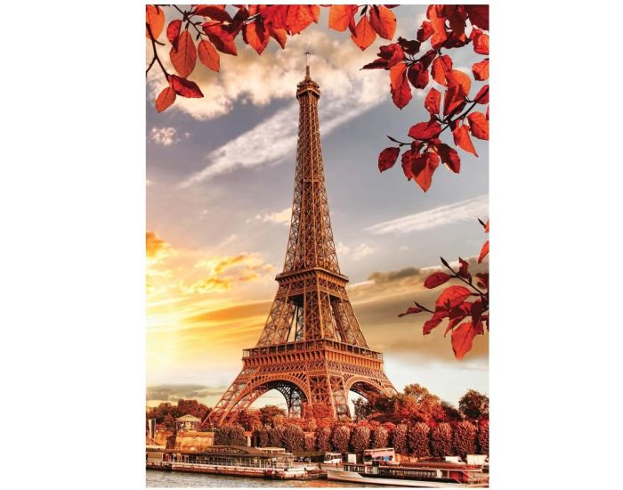 NATHAN Puzzle Tour Eiffel en Automne 1000 pcs - Ds 12 ans (1)