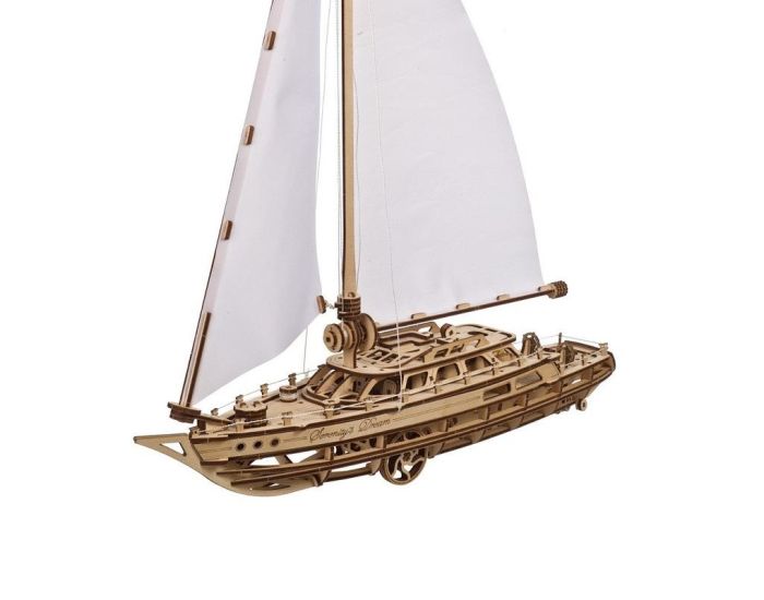 UGEARS Puzzle 3D Bateau  Voile Srnit - Ds 12 ans  (2)