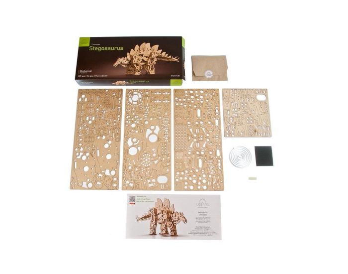 UGEARS Puzzle 3D Stgosaure - Ds 12 ans  (1)