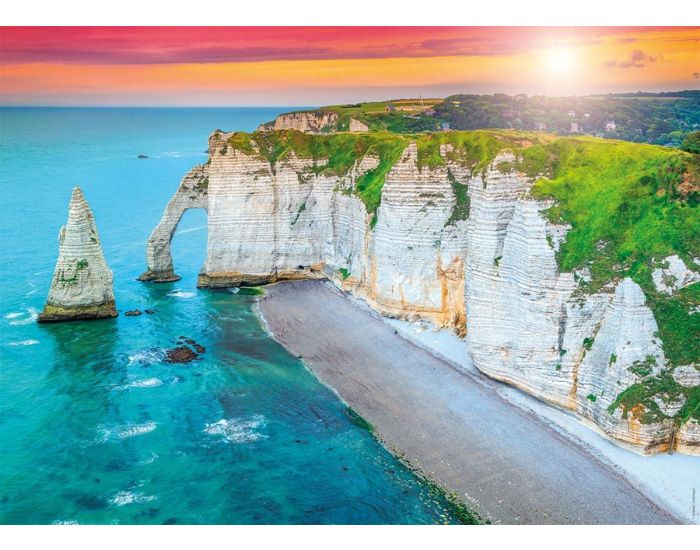 NATHAN Puzzle Falaises d'Etretat 1000 Pcs - Ds 12 ans (1)