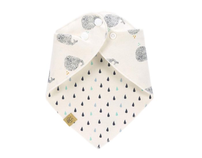 LASSIG Bavoir Bandana Baleine - 0  24 mois (1)