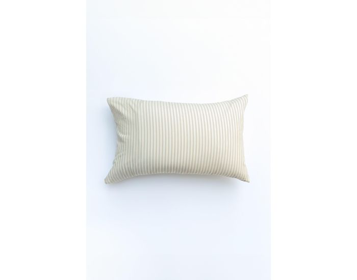 KADOLIS Taie d'Oreiller en Percale de Coton Bio - Ray - Lin 40 x 60 cm (1)