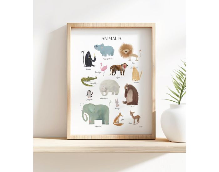 LILIPINSO Affiche Seule- Animaux - 30x40 cm (2)