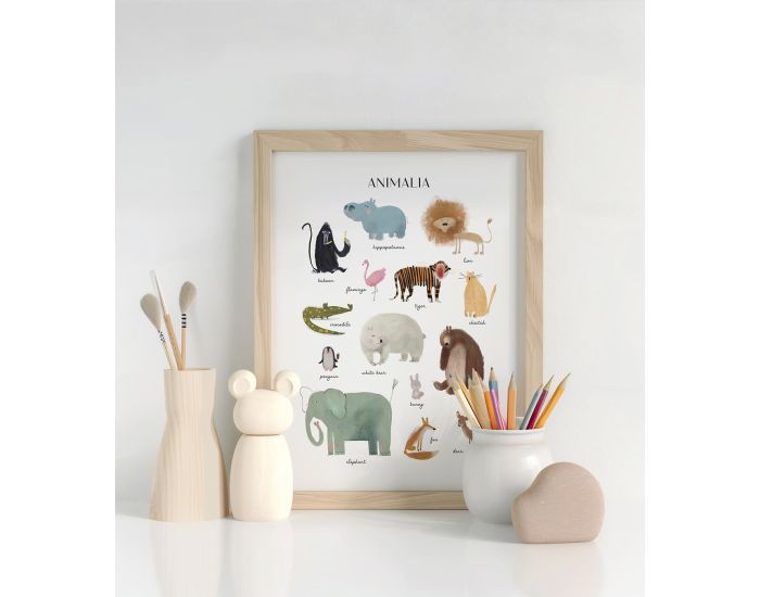 LILIPINSO Affiche Seule- Animaux - 30x40 cm (3)