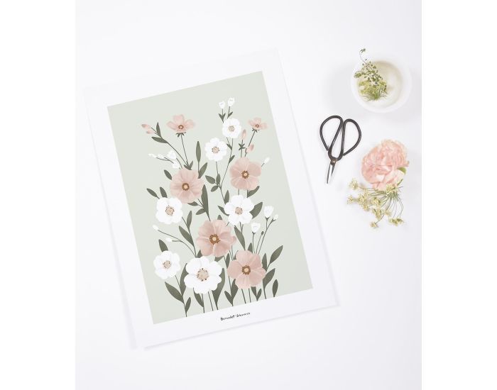 LILIPINSO Affiche Seule - Fleurs sur Tiges - 30x40 cm (3)