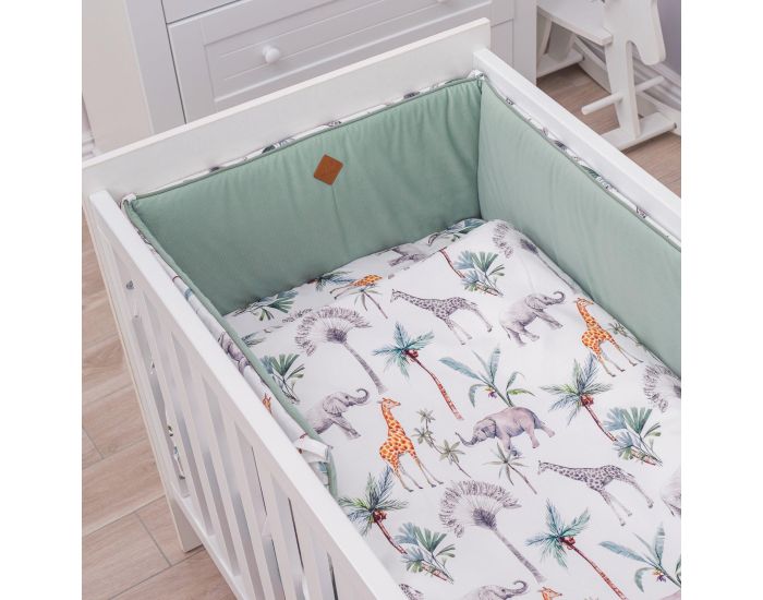 SEVIRA KIDS Housse pour Tour de Lit Rversible - Safari (5)