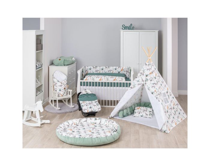 SEVIRA KIDS Housse pour Tour de Lit Rversible - Safari (6)