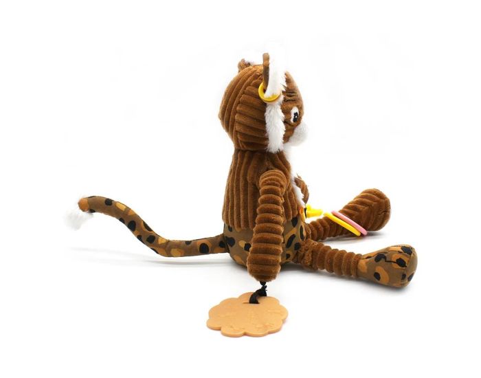 LES DGLINGOS Peluche d'Activits Nomade - Speculos le Tigre - Ds 12 mois  (1)