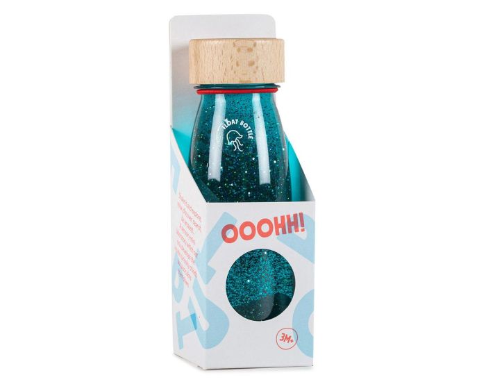 PETIT BOUM Bouteille Sensorielle - Turquoise - Ds 3 mois  (2)