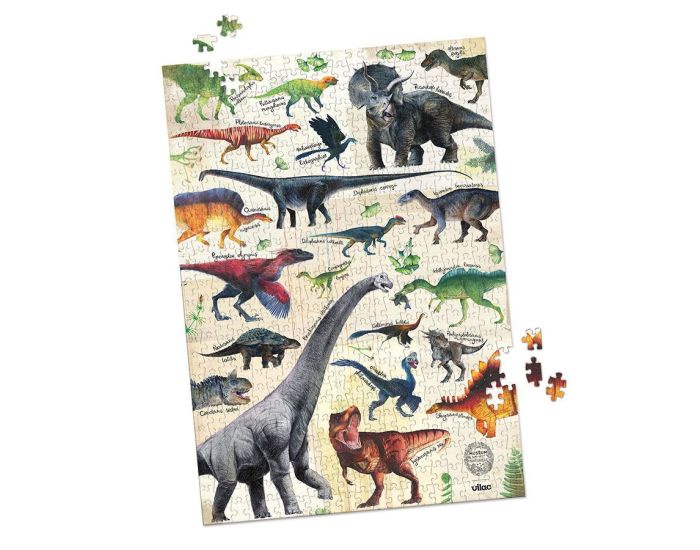 VILAC Puzzle Dinosaures 500 Pices - Ds 8 ans  (2)