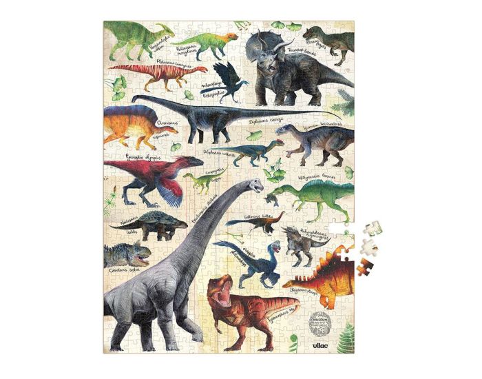 VILAC Puzzle Dinosaures 500 Pices - Ds 8 ans  (3)