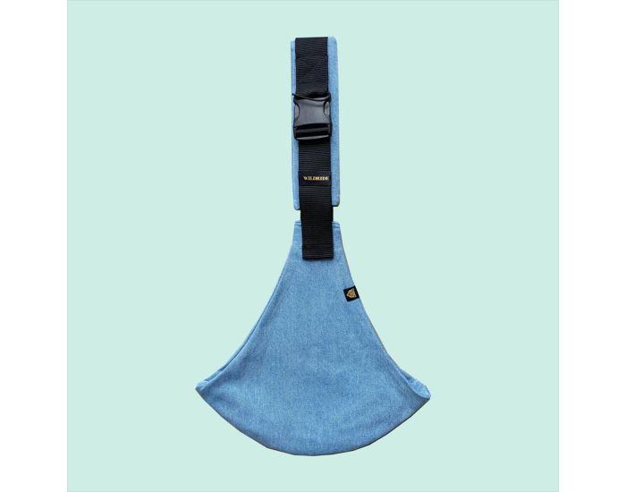 WILDRIDE Porte-Bb Denim - Bleu (1)