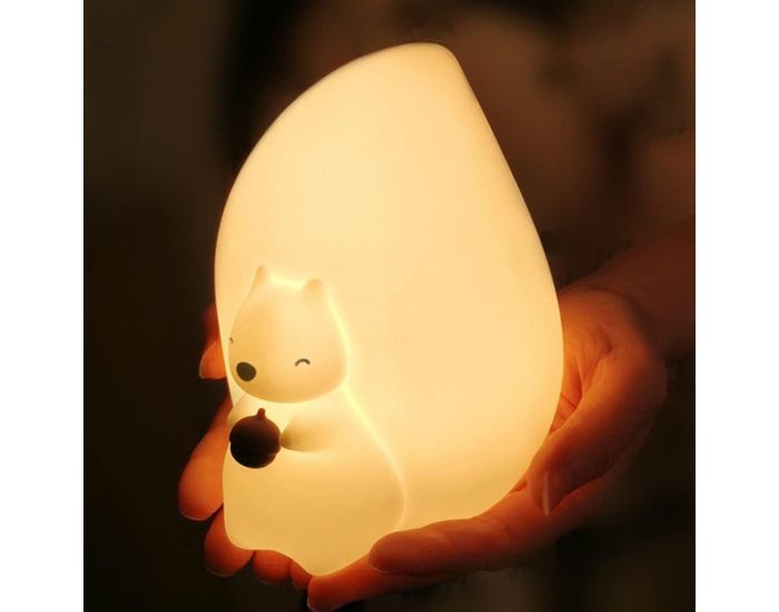 LITTLE L Veilleuse Lumineuse en Silicone - cureuil (1)