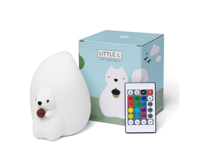 LITTLE L Veilleuse Lumineuse en Silicone - cureuil (2)