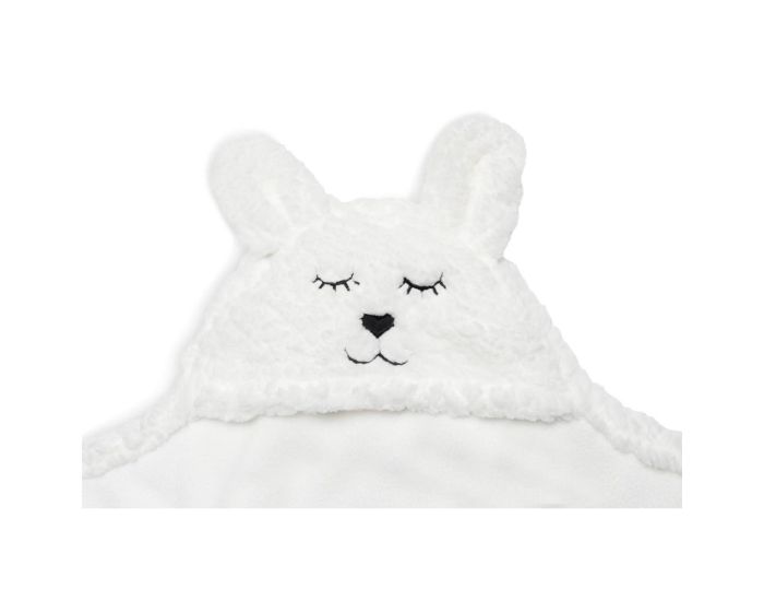 JOLLEIN Couverture Cline Bunny - Blanc Neige - 105  100 cm (1)