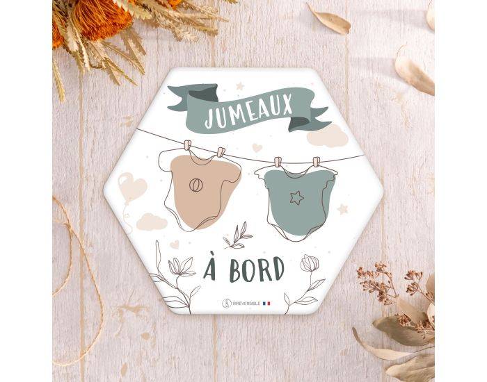 IRREVERSIBLE BIJOUX Adhsif ou Autocollant Bb  Bord - Jumeaux  Bord Bodys (8)