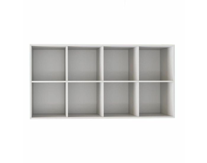 AKITEN RETAIL Meuble de Rangement - 8 Cases - Kenan Blanc (1)