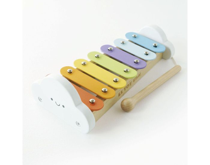 LE TOY VAN Xylophone Arc-en-Ciel en Bois et Mtal - Ds 18 mois  (2)