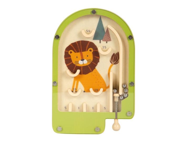 SMALL FOOT COMPANY Mini Jeu de Flipper - Lion - Ds 3 ans  (1)