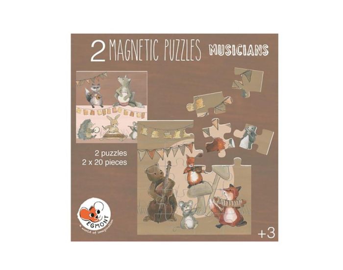 EGMONT TOYS Puzzle Magnetic Musiciens - Ds 3 ans  (3)