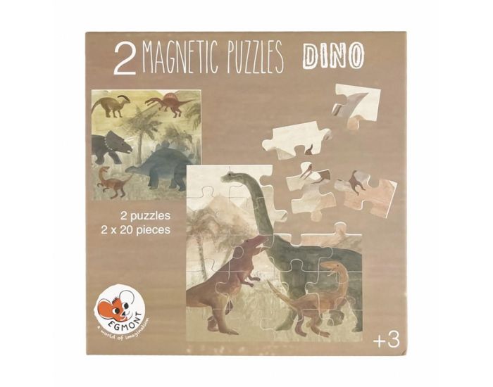 EGMONT TOYS Puzzle Magnetic Dino - Ds 3 ans  (2)