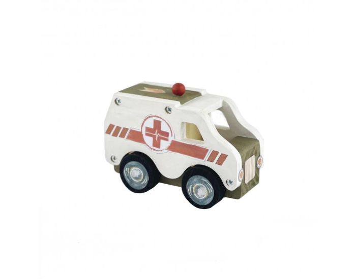 EGMONT TOYS Ambulance en Bois  Monter et  Peindre - Ds 3 ans  (5)