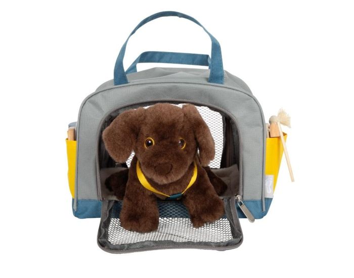 SMALL FOOT COMPANY Chien avec Sac et Kit de Soins - Ds 2 ans  (2)