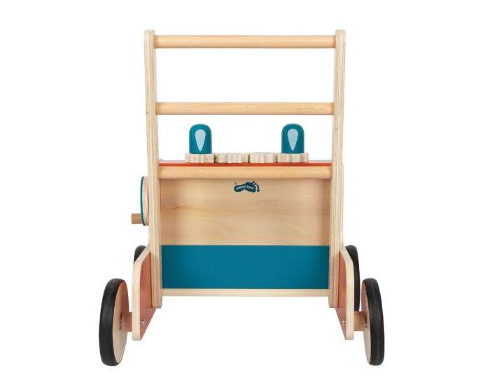 SMALL FOOT COMPANY Chariot de Marche en Bois - Pompiers - Ds 12 mois  (3)