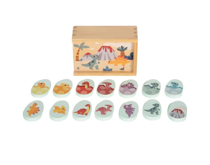 SMALL FOOT COMPANY Jeu de Mmo - Dino - Ds 2 ans (1)