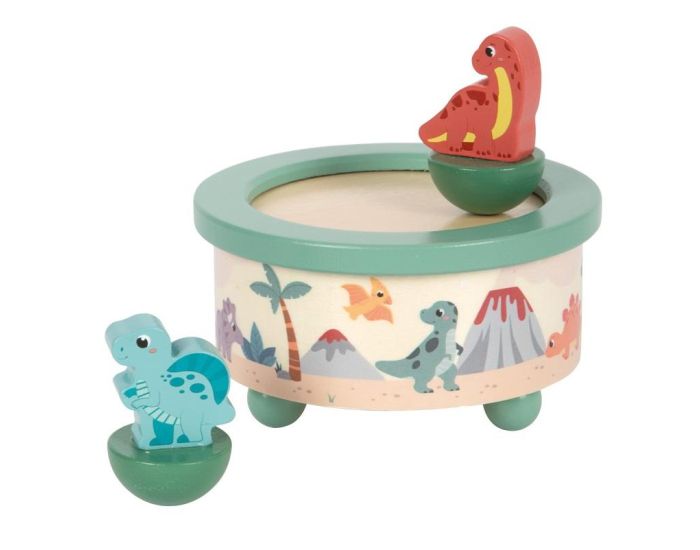 SMALL FOOT COMPANY Bote  Musique - Dino - Ds 12 mois  (1)