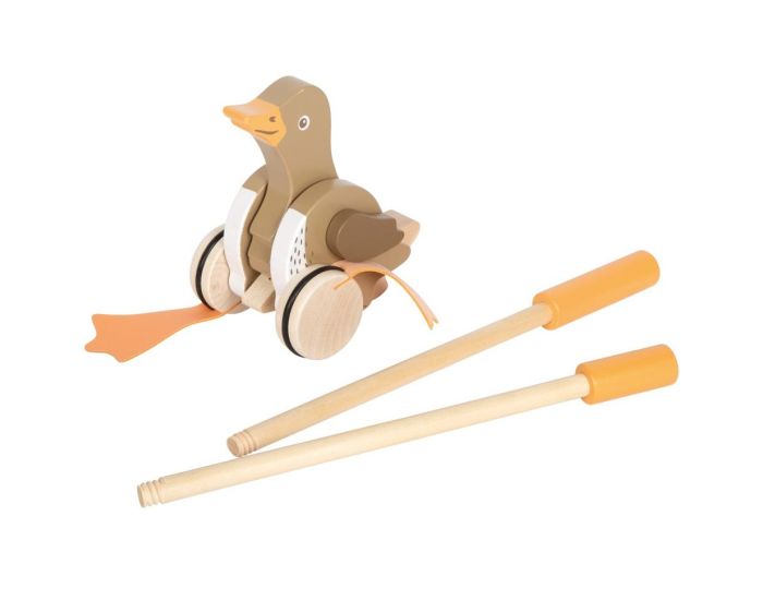 SMALL FOOT COMPANY Canard  Pousser avec Tte Mobile - Ds 12 mois  (2)