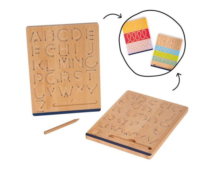 SMALL FOOT COMPANY Kit Apprentissage de l'Ecriture - Ds 4 ans  (1)