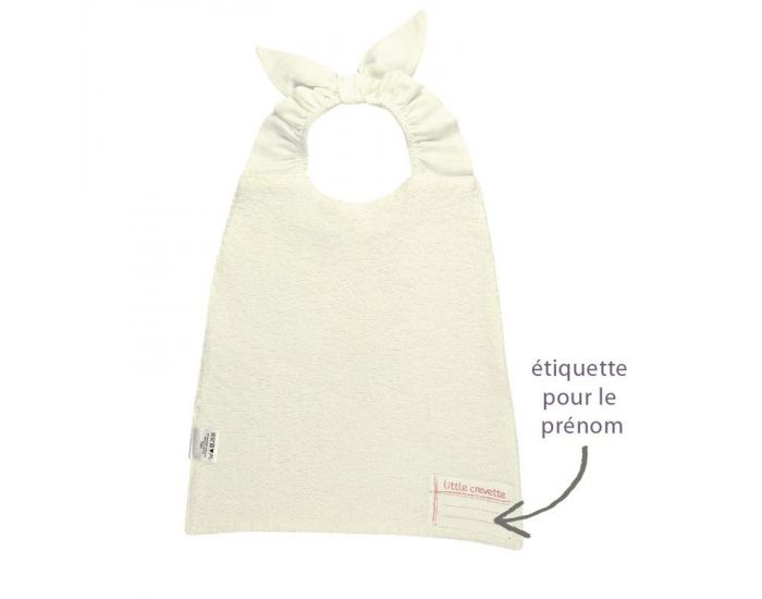 Serviette Bavoir Little Crevette Bebe Au Naturel