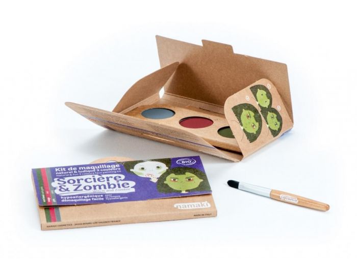 NAMAKI Kit maquillage bio 3 couleurs - Sorci�re et Zombie (1)