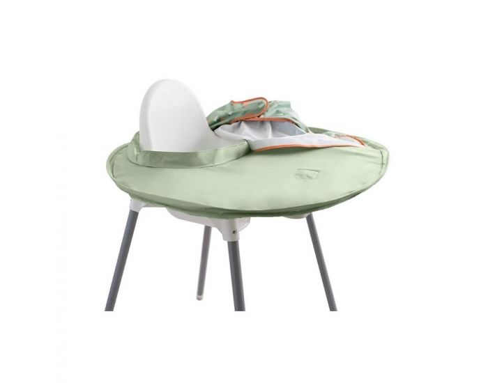 TIDY TOT Kit Bavoir et Plateau Transportable - Sage Green (2)
