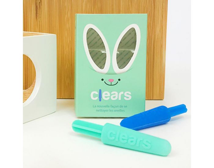 CLEARS Lots de 2 batonnets d'oreilles �cologiques r�utilisables (2)