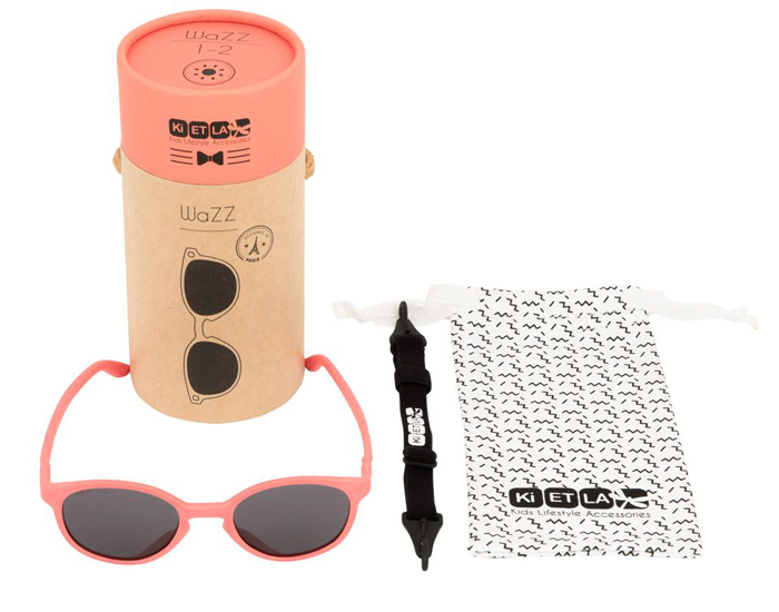 KI ET LA Lunettes de Soleil Enfant Wazz - 2-4 ans Grapefruit (4)