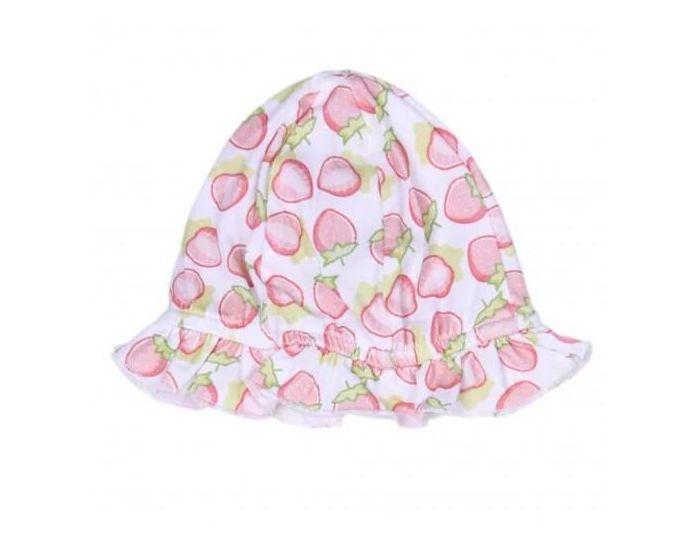 SEVIRA KIDS Body Robe et Chapeau en Coton Bio, Fraise 1-3M - 56CM (3)