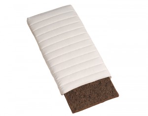 PROLANA Matelas Berceau Lars - Coco et Coton Bio - 40 x 90 cm