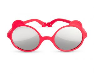 KI ET LA Lunettes de Soleil Bb Ourson - 2-4 ans Rouge