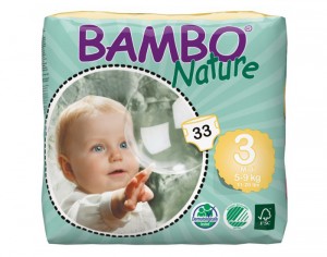 BAMBO NATURE Couches Écologiques Nature T3 / 5- 9kg / 33 couches