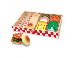 MELISSA & DOUG Ensemble de Prparation de Sandwichs - Ds 3 ans