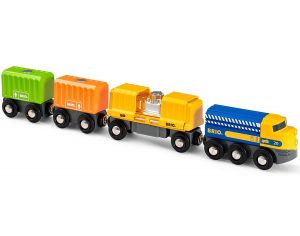 BRIO Long Train de Marchandises - Ds 3 ans 