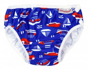 IMSEVIMSE Maillot de Bain - Bateau Bleu M : 7-10 kg