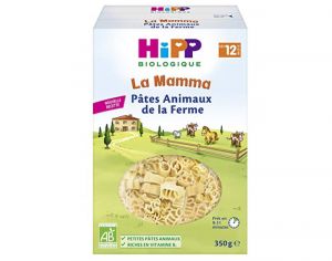 HIPP Pâtes Animaux de la Ferme pour Bébé La Mamma - 350g - Dès 12 Mois