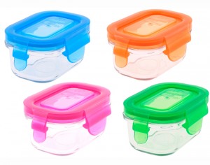 WEANGREEN 4 Pots de Conservation Repas Bébé en Verre - 150 ml